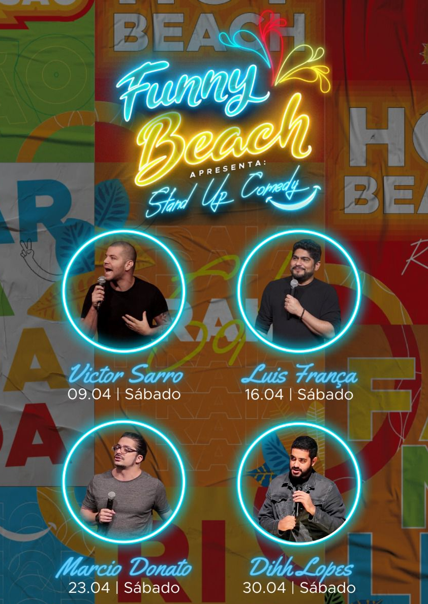 Abril de stand up comedy no Hot Beach Parque & Resorts