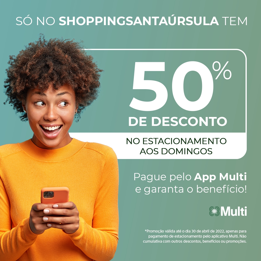 ShoppingSantaÚrsula realiza promoção especial durante os domingos do mês de abril