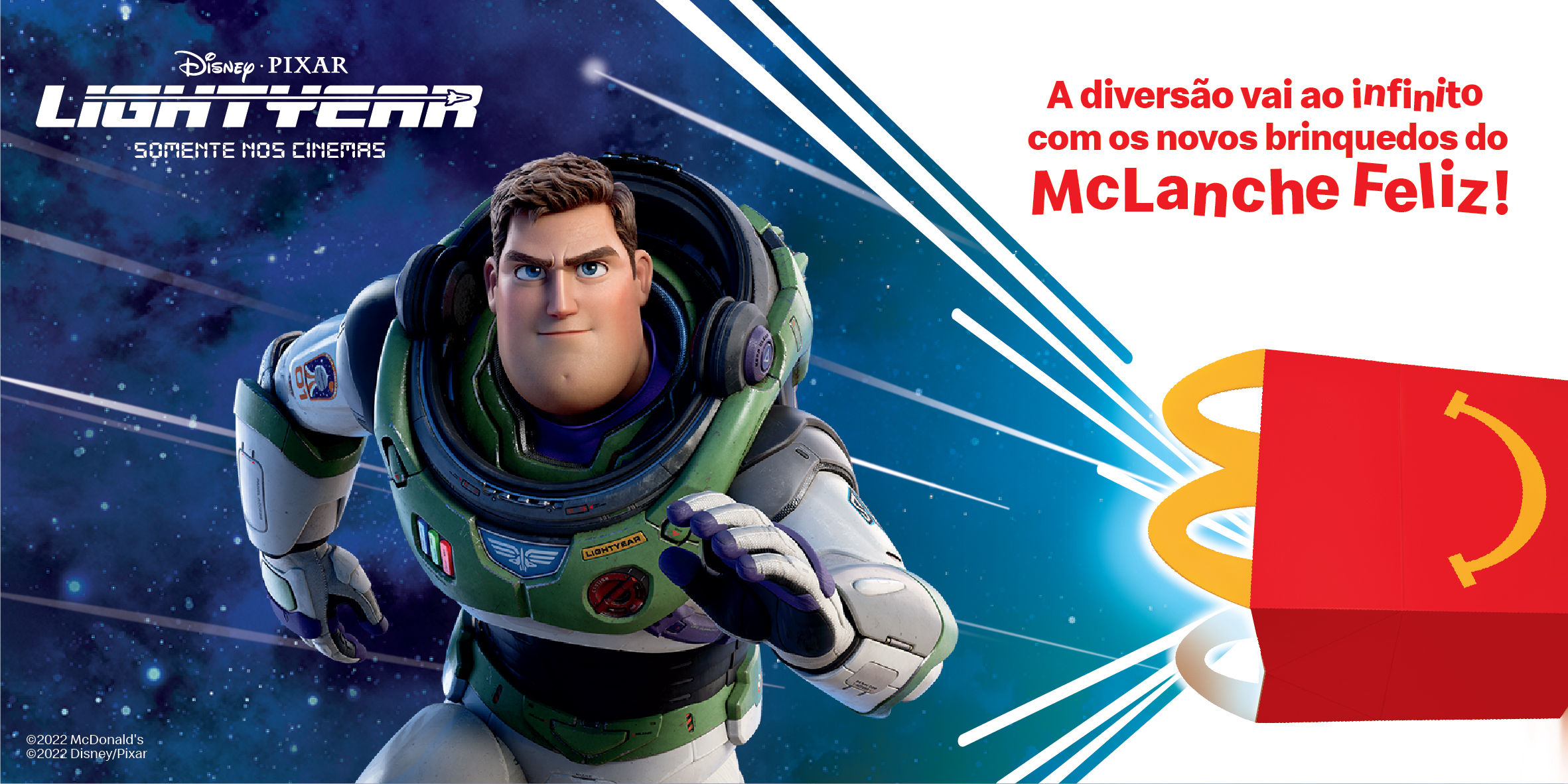 McLanche Feliz traz personagens de “Lightyear”, novo filme da Disney e Pixar