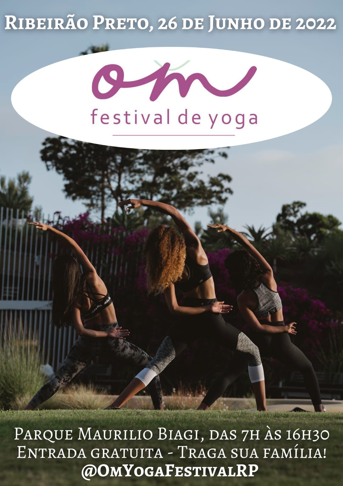 26/06 – Ribeirão Preto receberá a primeira edição do OM Festival de Yoga