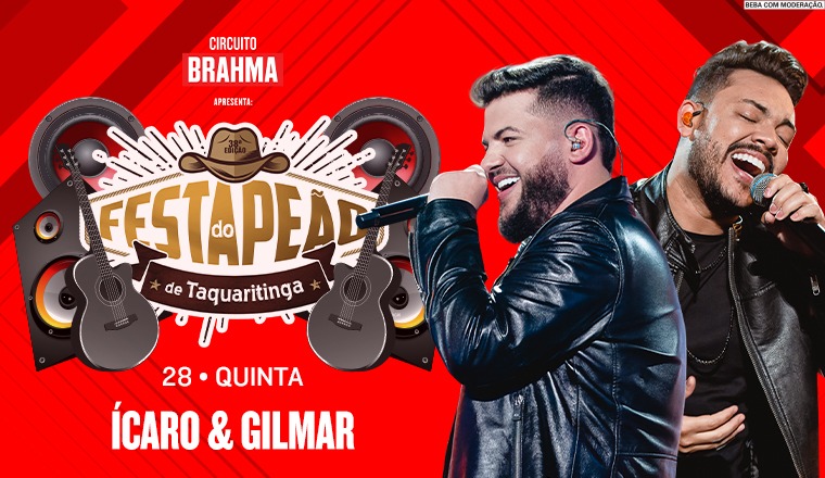 Tudo pronto! Ícaro e Gilmar abrem a Festa do Peão de Taquaritinga