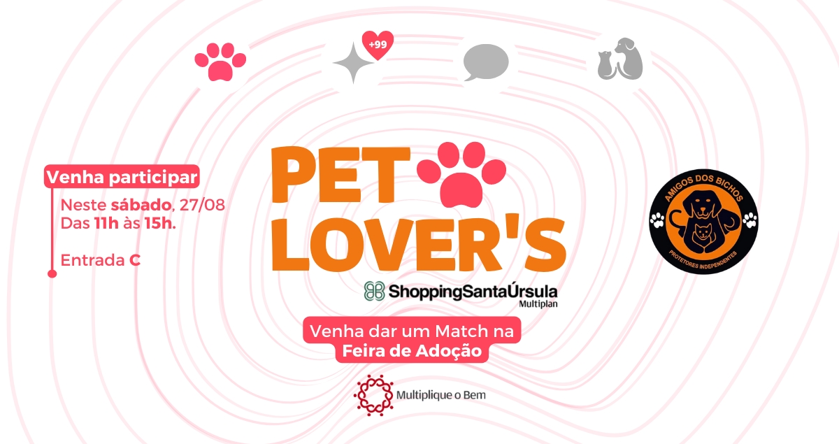 ShoppingSantaÚrsula promove feira de adoção de animais neste sábado