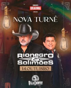 Rionegro e Solimões retornam ao Villa Country para show épico na sexta-feira, 14 de outubro