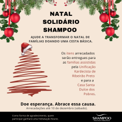 Salão de beleza promove mais uma campanha “Natal Solidário”