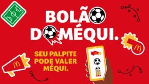 McDonald’s lança bolão com prêmios de até 1 ano de Méqui grátis