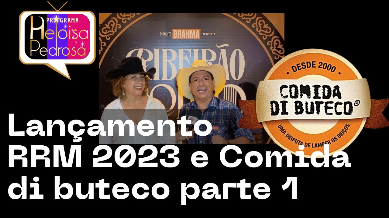 Lançamento do RRM 2023 e Parte 1 do Guia de Bares do Comida di buteco