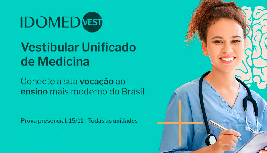 Estão abertas as inscrições para o IDOMED Vest, vestibular que dá acesso a instituições como Estácio, Fameac, Famejipa, Fapan e Unifacid