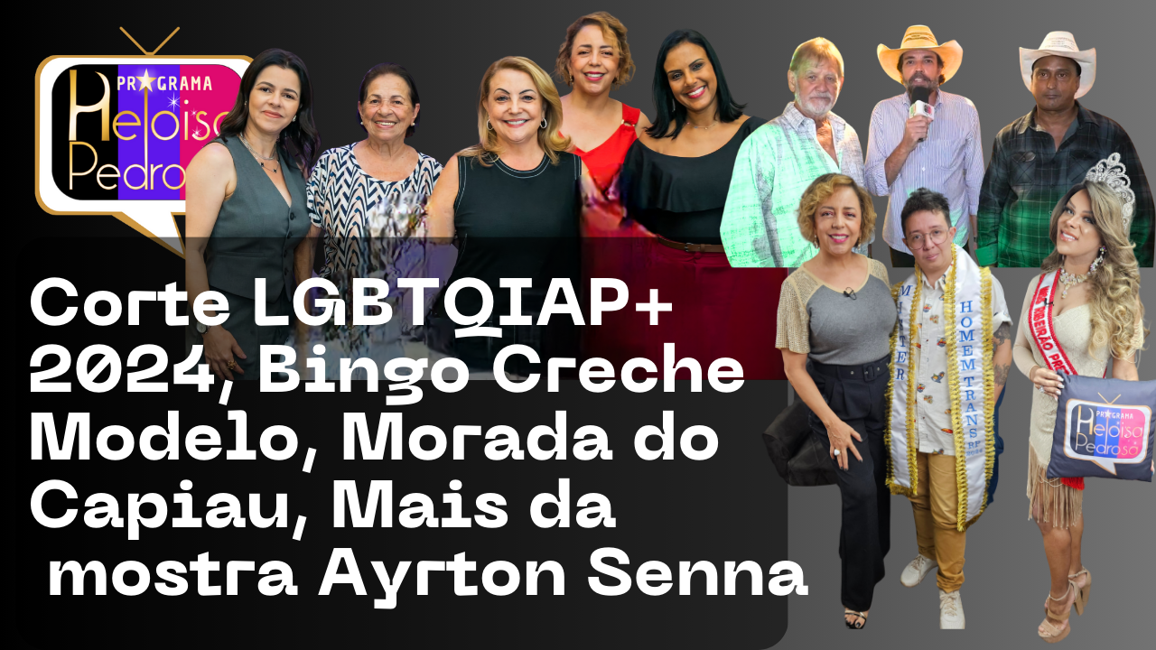 E foi eleita a corte LGBTQIAP+ 2024, matéria exclusiva, isso e muito mais no programa.