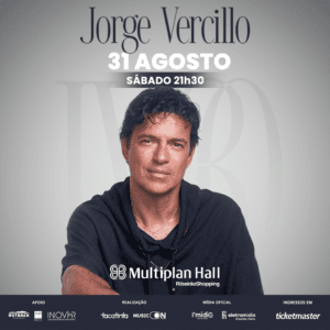 Jorge Vercillo em Ribeirão Preto com desconto exclusivo para seguidores nossos!