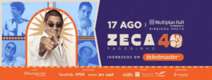 Comemorando 40 anos de carreira, Zeca Pagodinho se apresenta no Multiplan Hall  em Ribeirão Preto