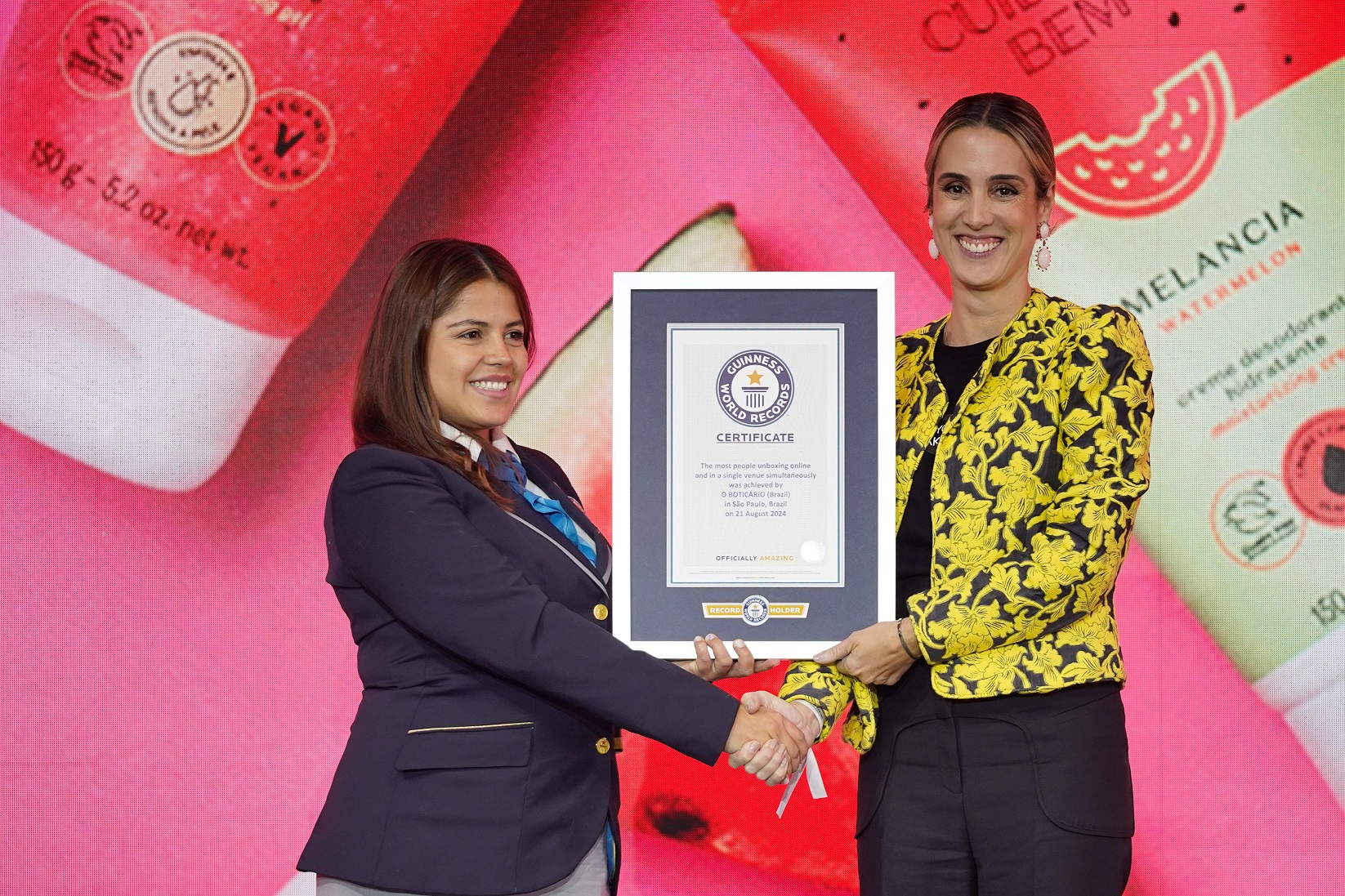 O Boticário quebra recorde mundial e conquista um título do Guinness World Records com lançamento de linha inspirada na melancia