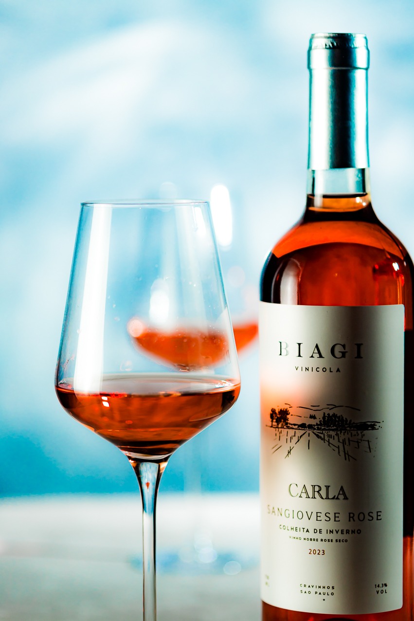 Vinícola Biagi lança o vinho rosé Carla em noite italiana no Maremonti