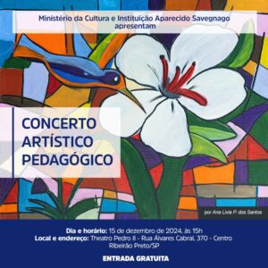 Instituição Aparecido Savegnago promove concerto no Theatro Pedro II neste domingo