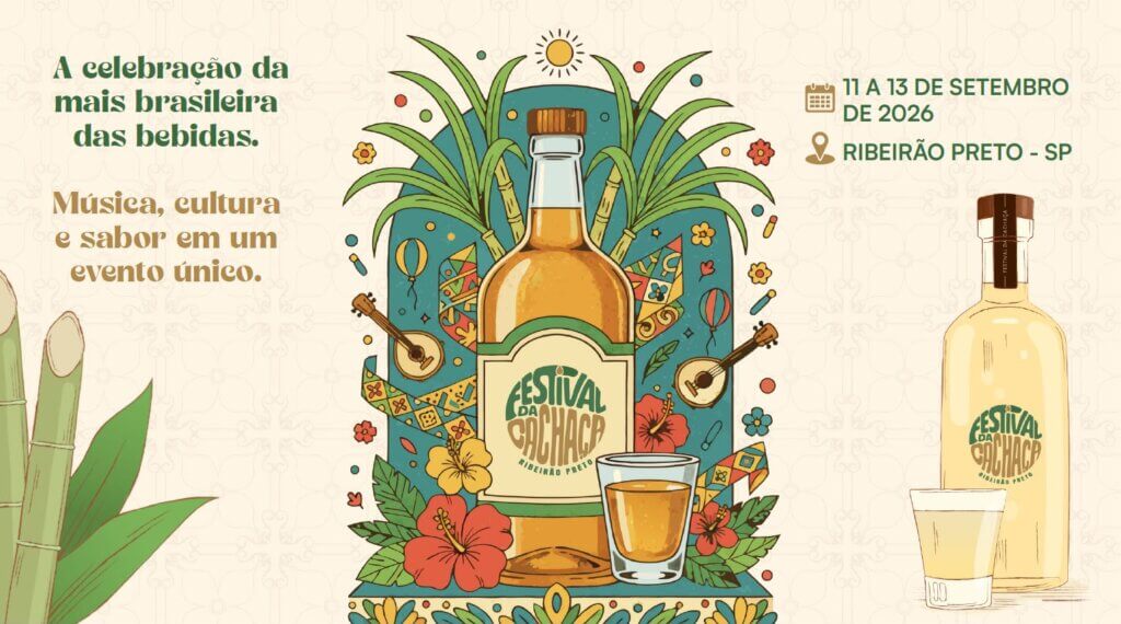 Ribeirão Preto terá 1º Festival da Cachaça com entrada gratuita e atrações para toda a família