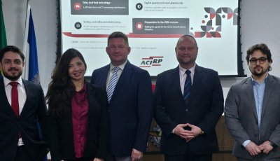 Acirp apresenta região a representantes do Governo da Estônia