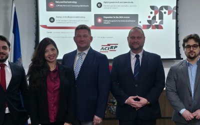 Acirp apresenta região a representantes do Governo da Estônia