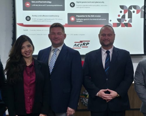 Acirp apresenta região a representantes do Governo da Estônia