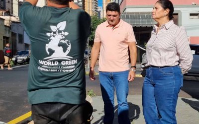 Acirp articula plantio de árvores no Centro junto à Prefeitura