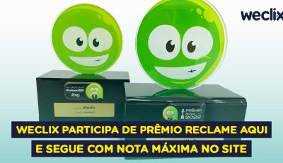 Weclix participa de Prêmio Reclame Aqui e segue com nota máxima no site