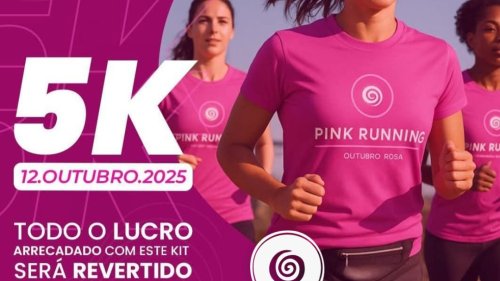 Ribeirão Preto recebe a Pink Running 2025 no dia 12/10  com programação para toda a família