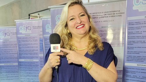 Dulce Vianna no CSTQ 2023 falou sobre Saúde e Tratamentos Quânticos