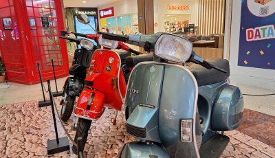 ShoppingSantaÚrsula celebra 80 anos da Vespa com exposição gratuita