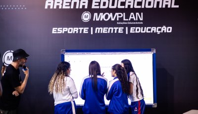 Tecnologia transforma competição escolar e leva conhecimento para dentro da quadra