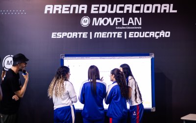 Tecnologia transforma competição escolar e leva conhecimento para dentro da quadra