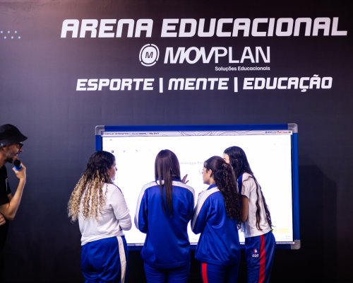 Tecnologia transforma competição escolar e leva conhecimento para dentro da quadra