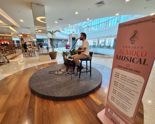 ShoppingSantaÚrsula reforça agenda cultural com programação musical em outubro