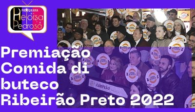 Premiação Comida di buteco Ribeirão Preto 2022