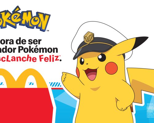 Pokémon é a primeira campanha do McLanche Feliz em 2025