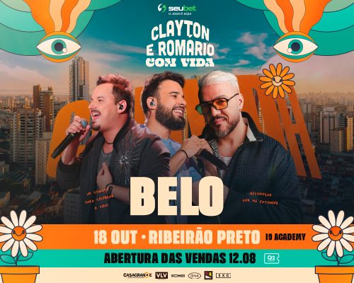 Clayton & Romário Com Vida confirma local e inicia venda de ingressos