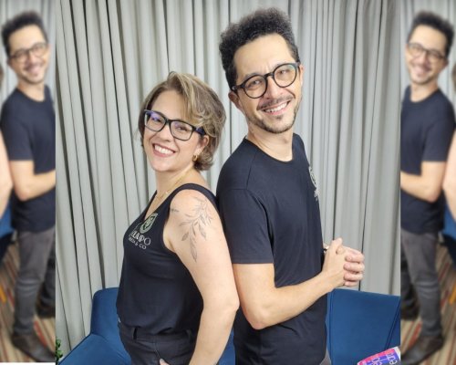 Stella Silva e Douglas Melo