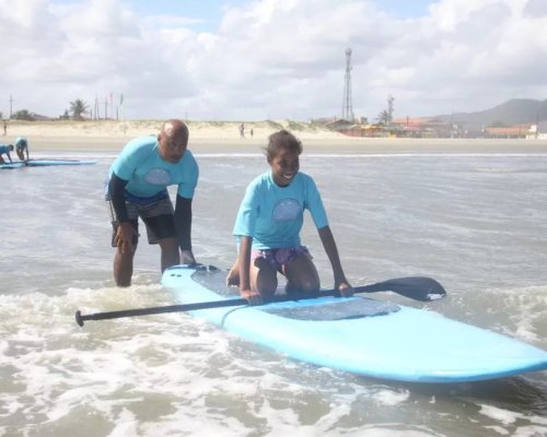 Sucesso de público no SUP PARA TODOS em Iguape e Ilha Comprida