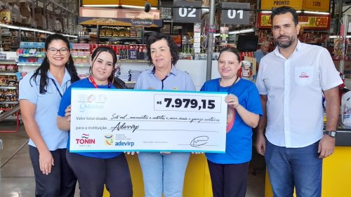 Campanha da Rede Tonin arrecada mais de R$ 14 mil para Adevirp, de Ribeirão Preto