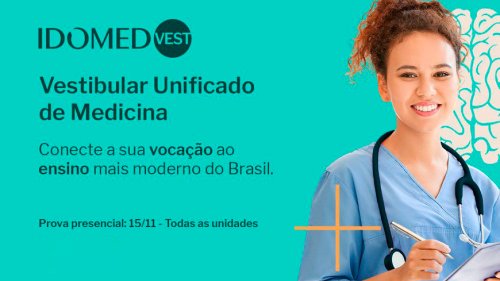 Estão abertas as inscrições para o IDOMED Vest, vestibular que dá acesso a instituições como Estácio, Fameac, Famejipa, Fapan e Unifacid