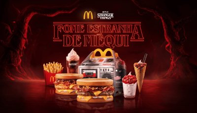 Fome Estranha de Méqui: McDonald’s lança seis produtos em collab com Stranger Things, da Netflix, incluindo sanduíche invertido