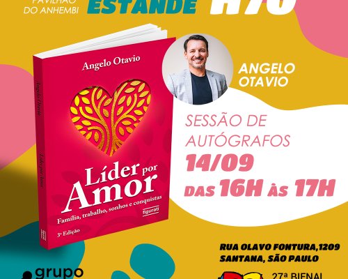 Ângelo Otavio Participa da Bienal do Livro de São Paulo 2024 com Sessão de Autógrafos de “Líder por Amor”