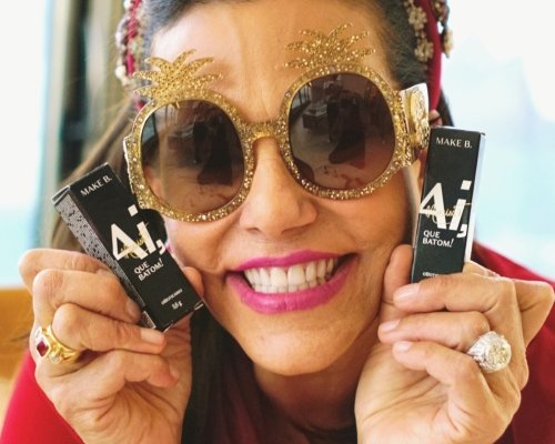 Do meme ao batom: o Boticário anuncia collab inédita entre Narcisa Tamborindeguy e Make B., após pedidos da socialite e de sua fanbase