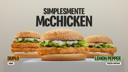 Simplesmente arte: McChicken Duplo e Lemon Pepper são os novos membros da família McChicke