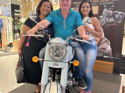 ShoppingSantaÚrsula realiza sorteio da moto Royal Enfield Classic 350 zero quilômetro