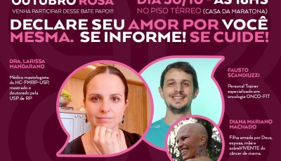 Outubro Rosa: ShoppingSantaÚrsula promove bate-papo para destacar hábitos e cuidados que ajudam na redução do risco de câncer de mama
