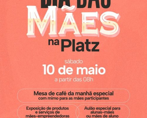 Platz Academia celebra o Dia das Mães com exposição aberta ao público para valorizar mães empreendedoras