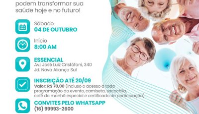I Encontro da Longevidade 2025 promove movimento, saúde e bem-estar no mês do Dia Internacional da Pessoa Idosa