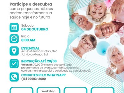 I Encontro da Longevidade 2025 promove movimento, saúde e bem-estar no mês do Dia Internacional da Pessoa Idosa