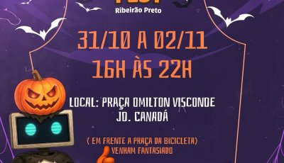 Santa Maria leva humor e criatividade ao Halloween Fest Ribeirão com “estacionamento de vassouras”