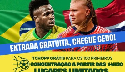 Arena Multiplan Hall transmite Brasil x Noruega com entrada gratuita no RibeirãoShopping
