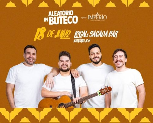 Aleatório in Buteco estreia label própria em Ribeirão Preto com oito horas de música e grandes convidados