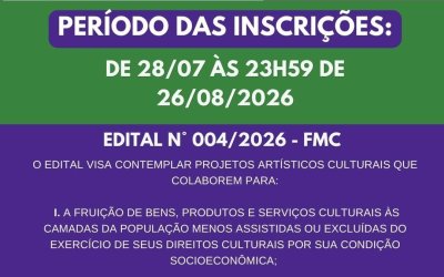 Ribeirão Preto lança edital de R$ 1,3 milhão para projetos culturais